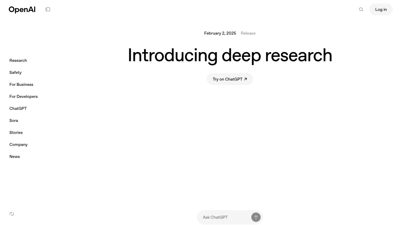 ChatGPT Deep Research