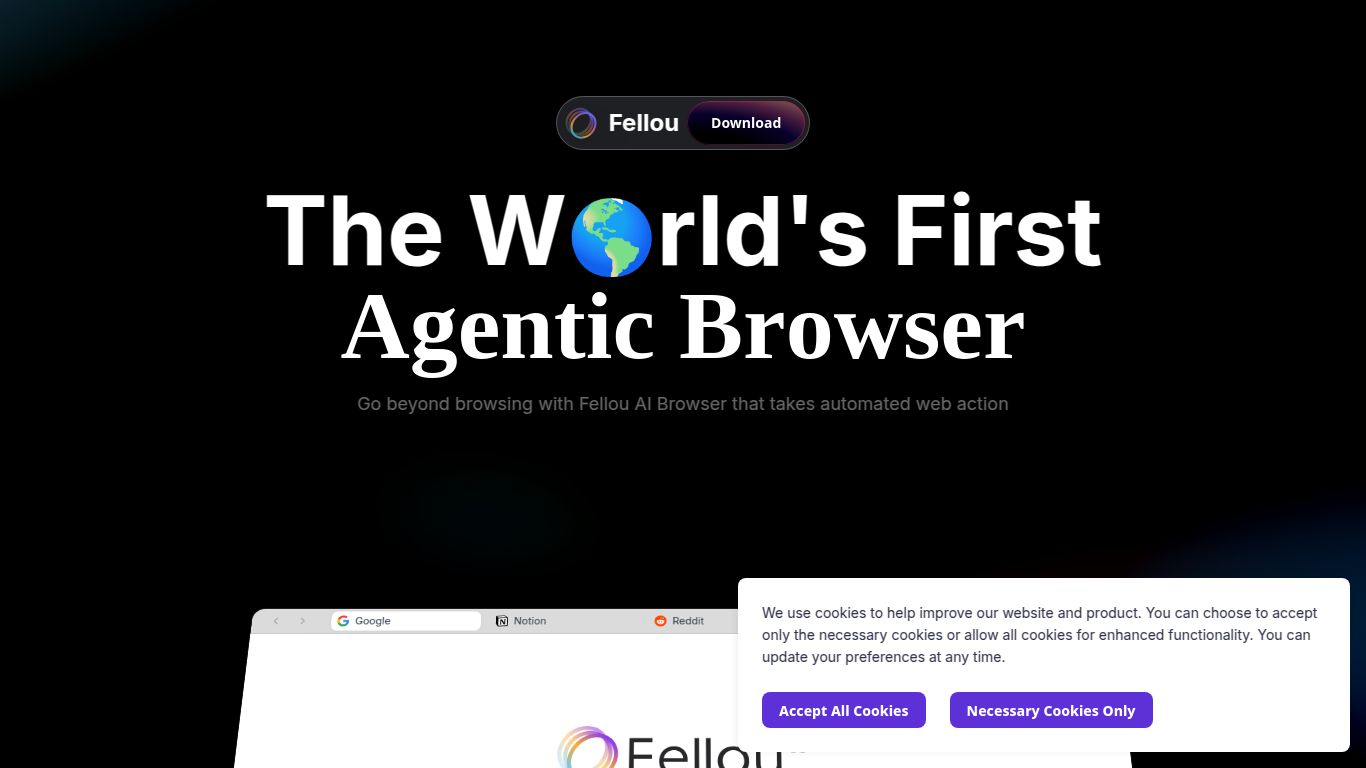Fellou Agentic Browser