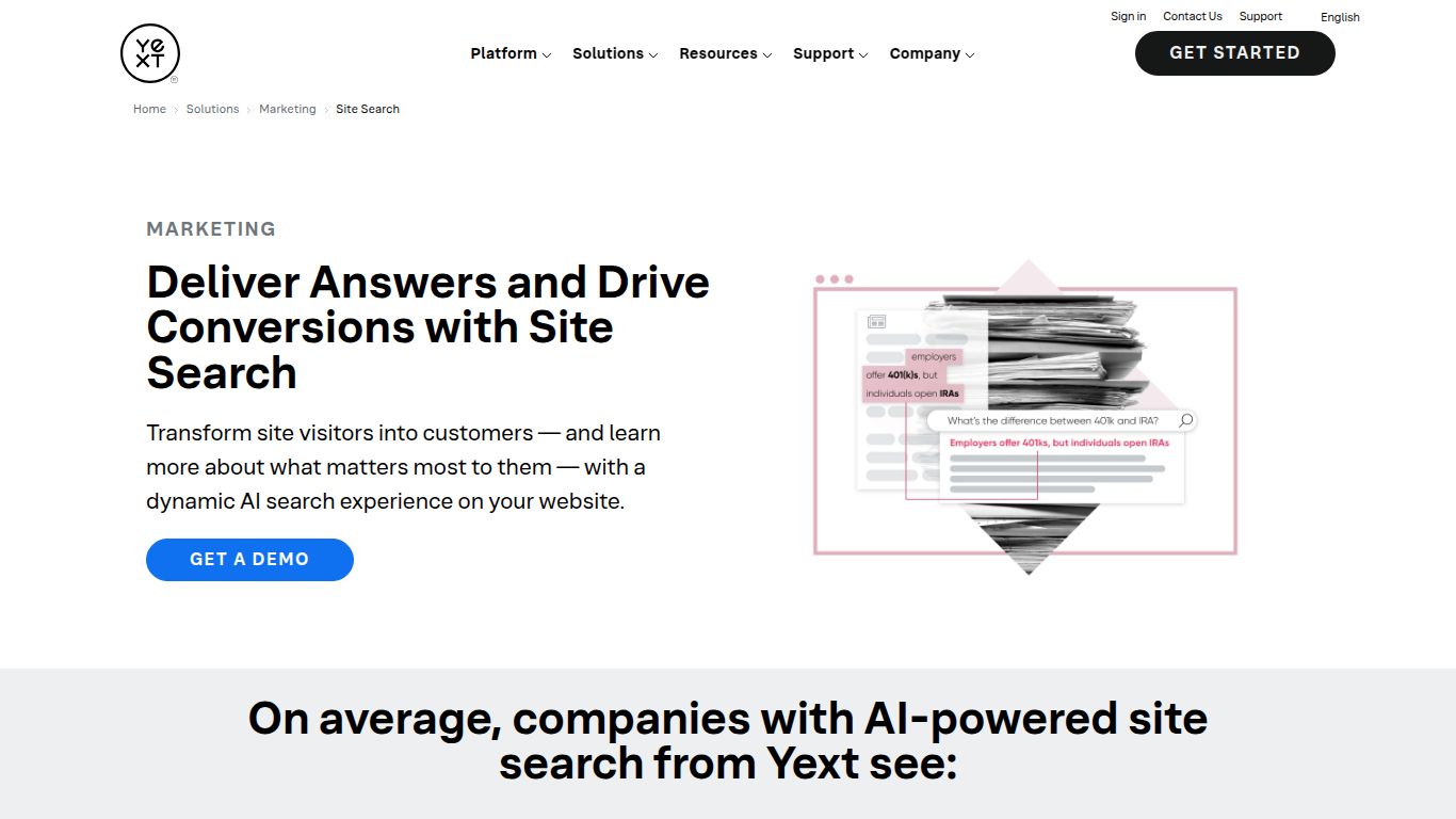 Yext (AI Answers & Citations)