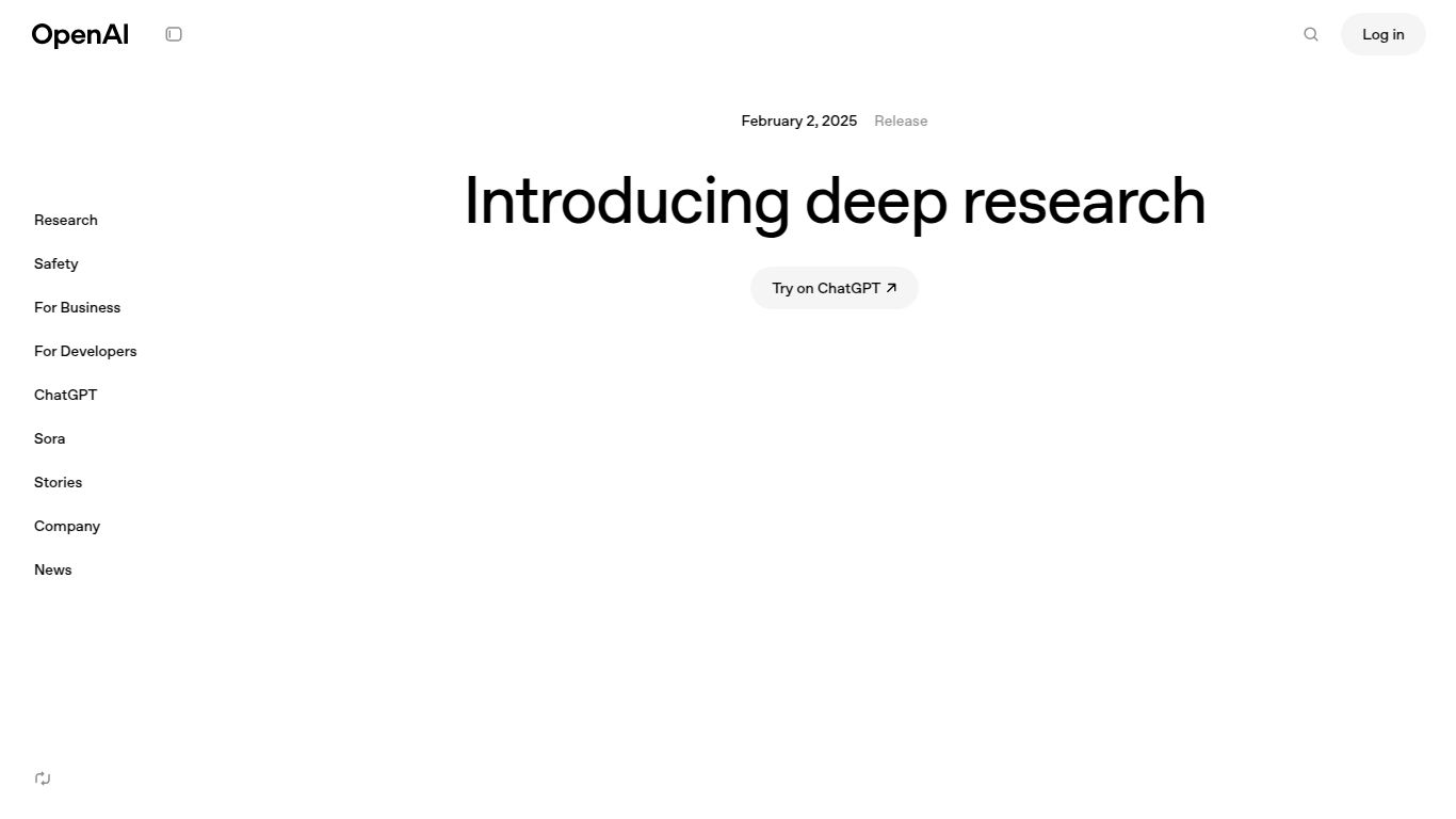 ChatGPT Deep Research