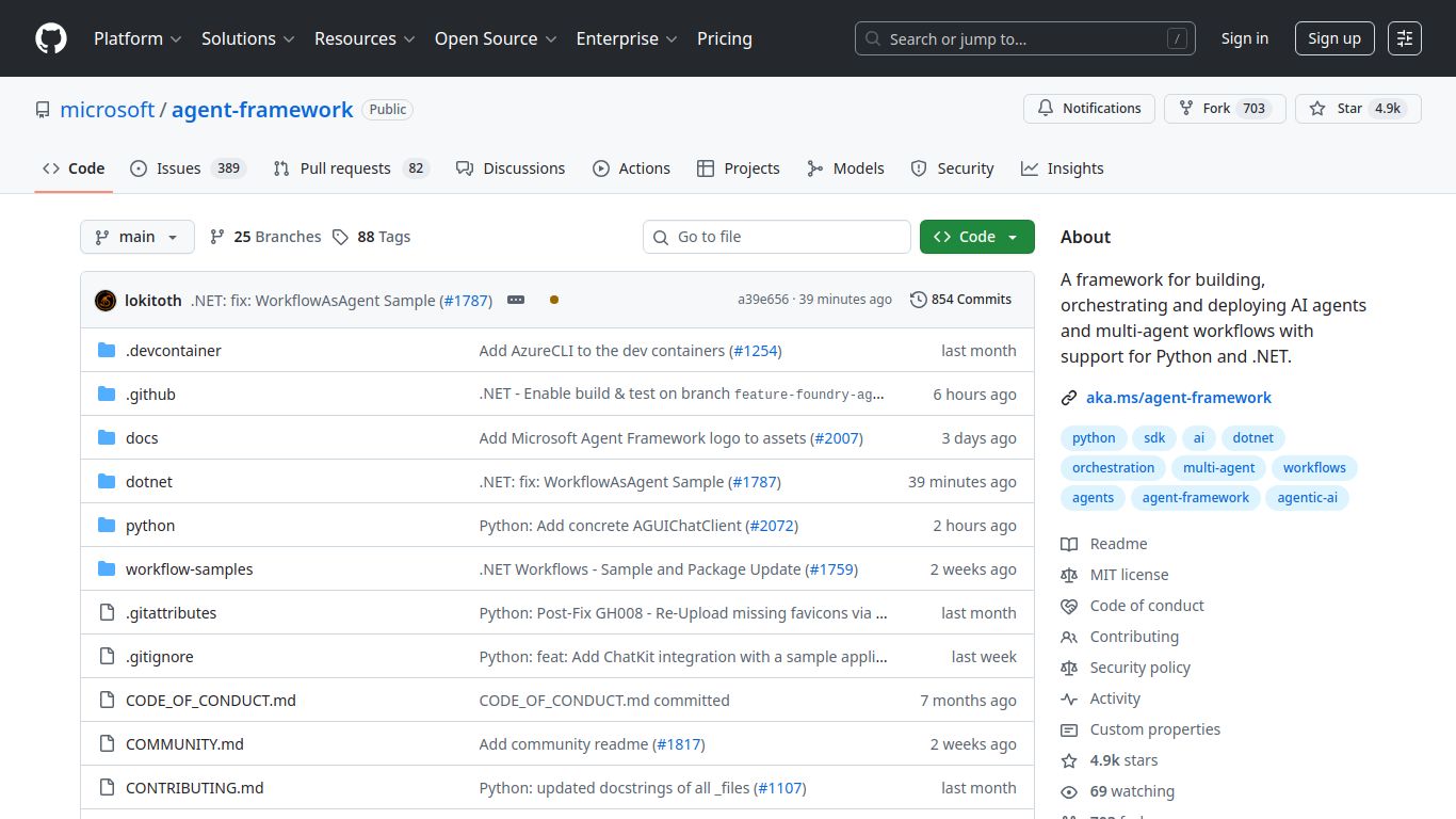 Microsoft Agent Framework