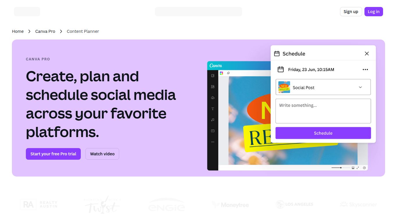 Canva – Content Planner + Magic Studio