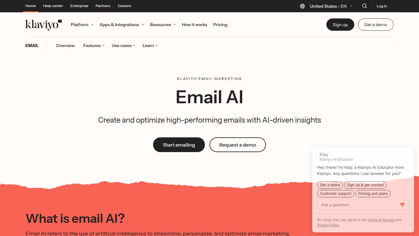 Klaviyo — AI for Email