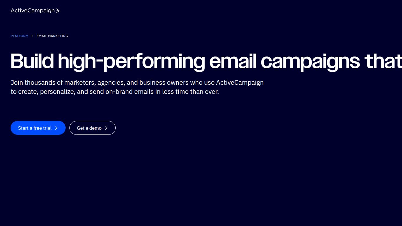 ActiveCampaign — AI Email Marketing
