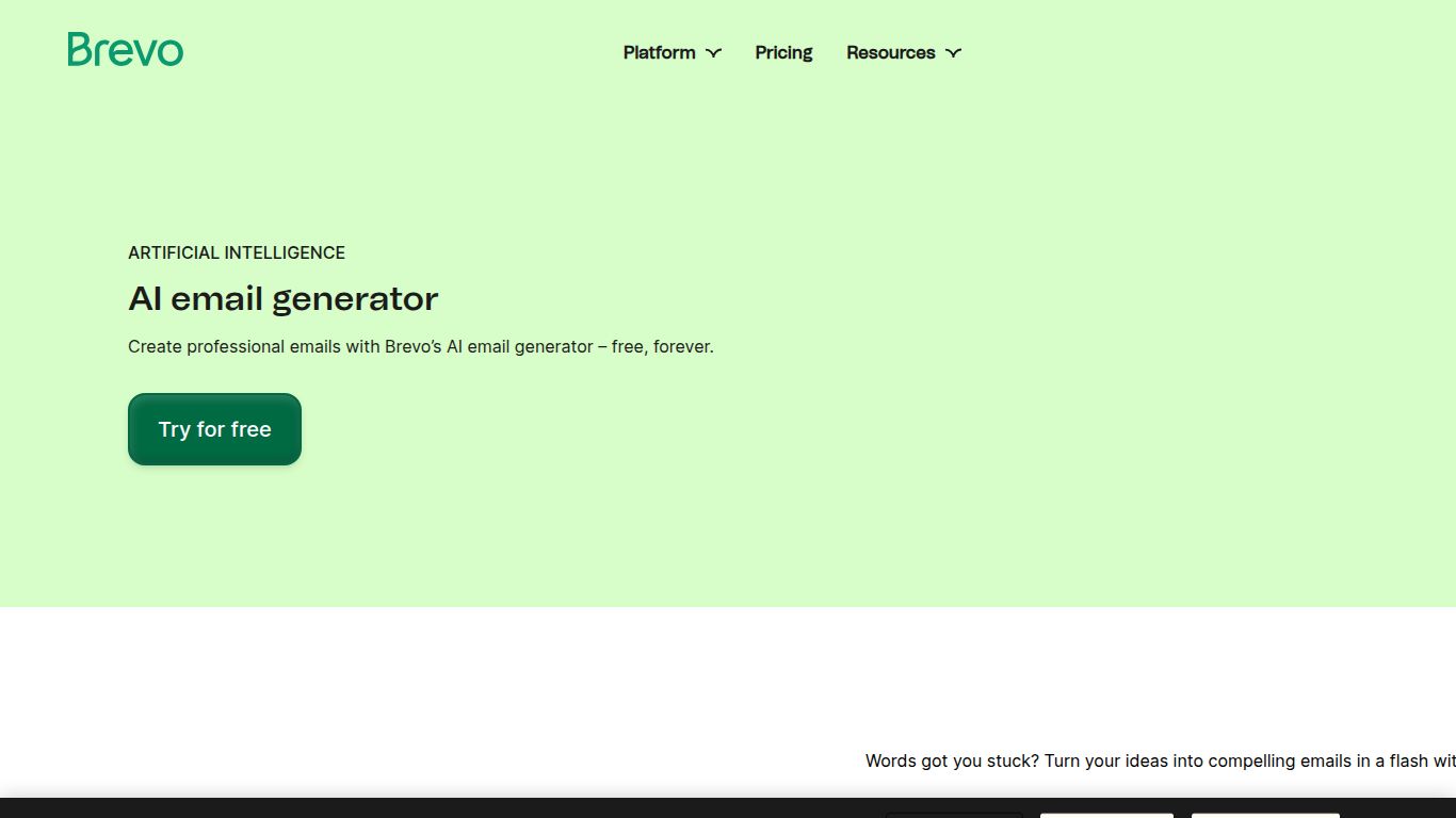 Brevo — AI Email Generator