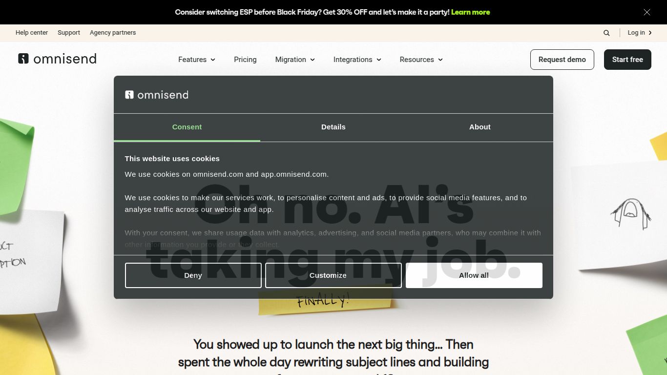 Omnisend — AI for Ecommerce Email