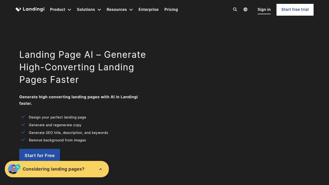 Landingi — AI Landing Page