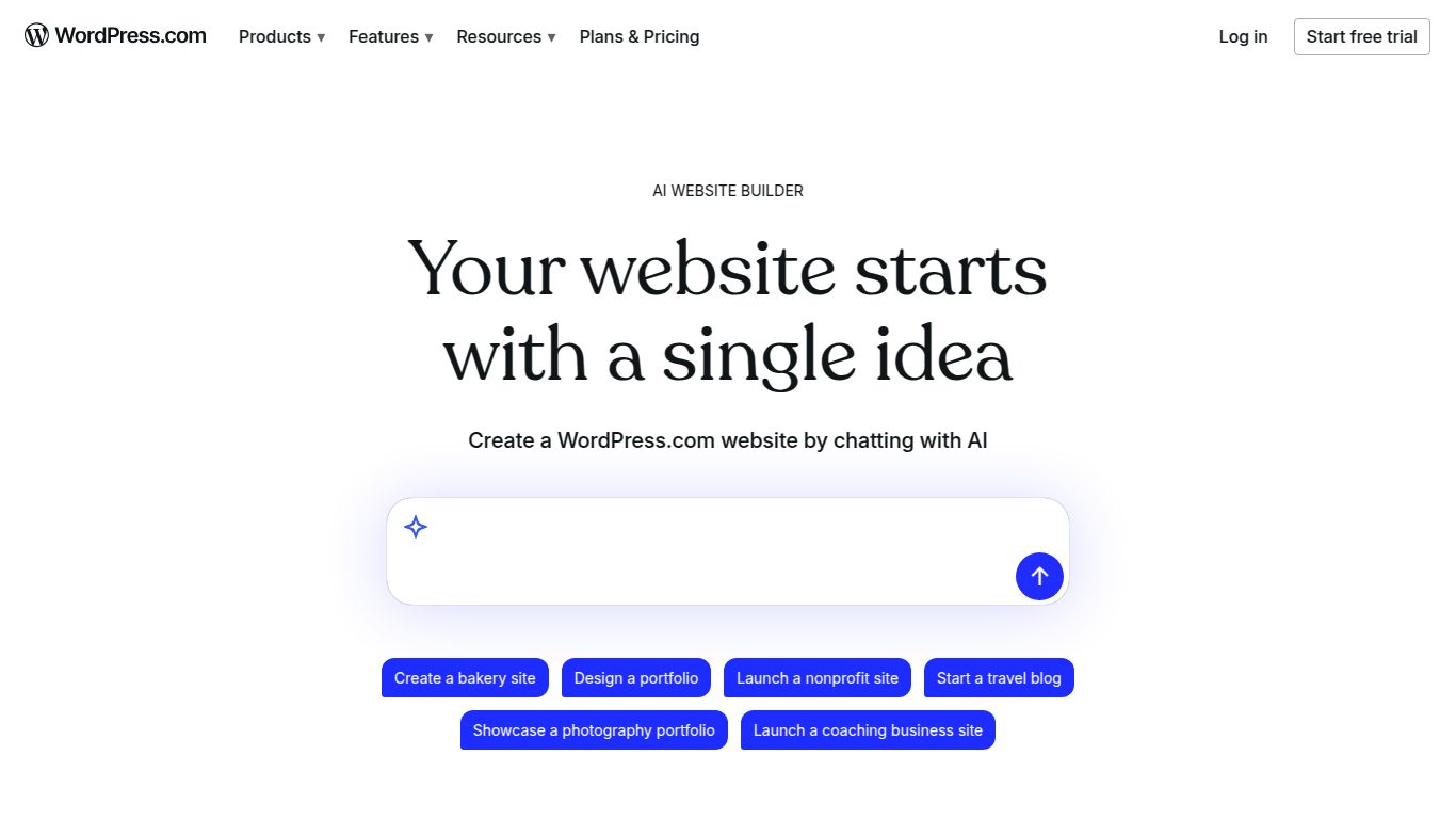 WordPress.com — AI Website Builder