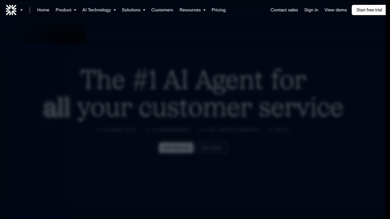 Intercom — Fin AI Agent