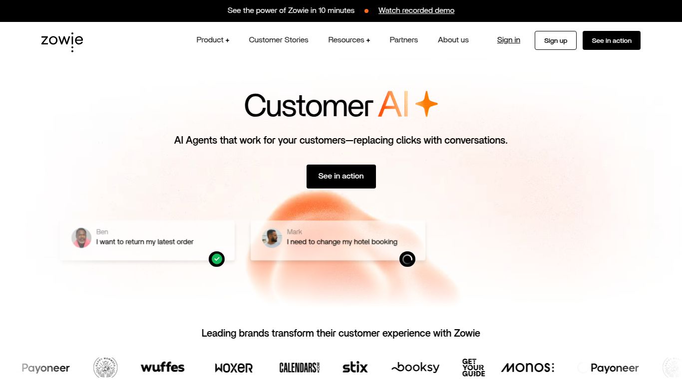 Zowie — AI for Customer Service