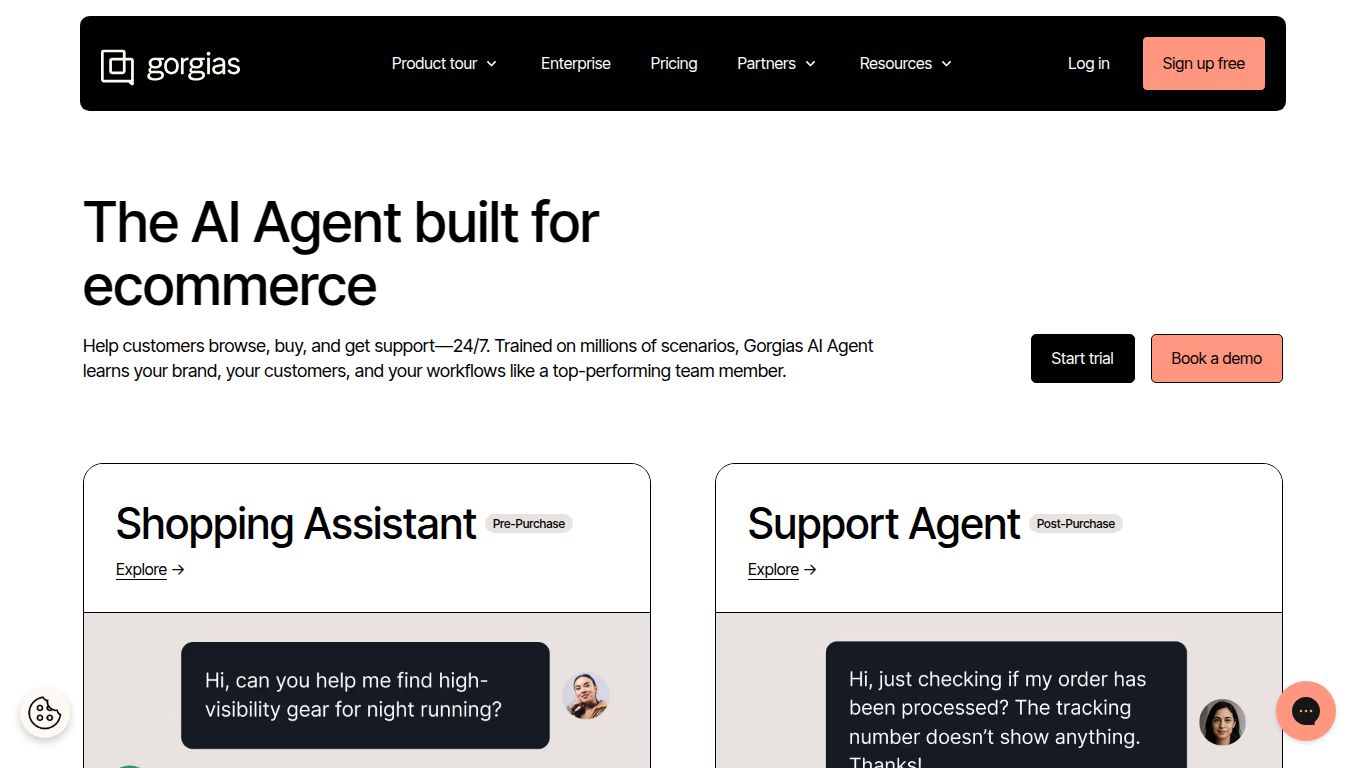 Gorgias — AI Agent for Ecommerce