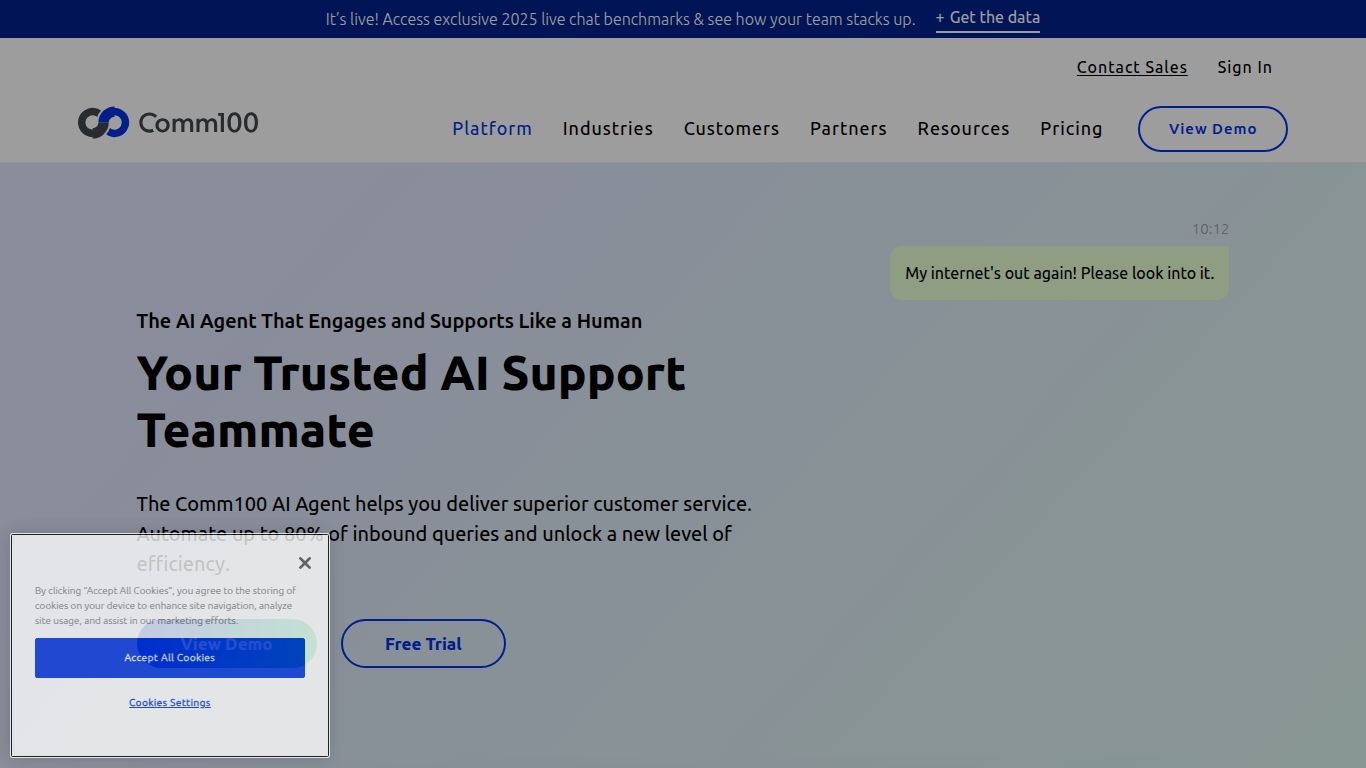 Comm100 — AI Agent