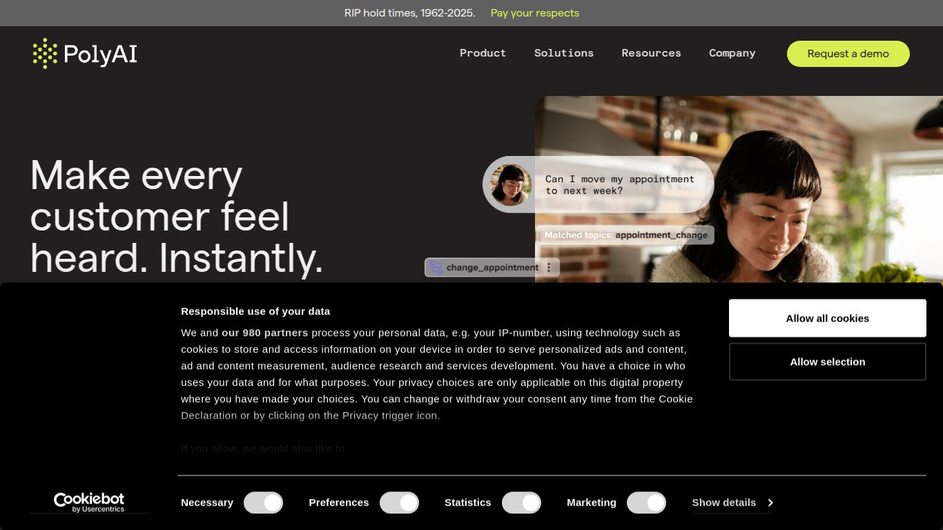 PolyAI — Voice AI for Support