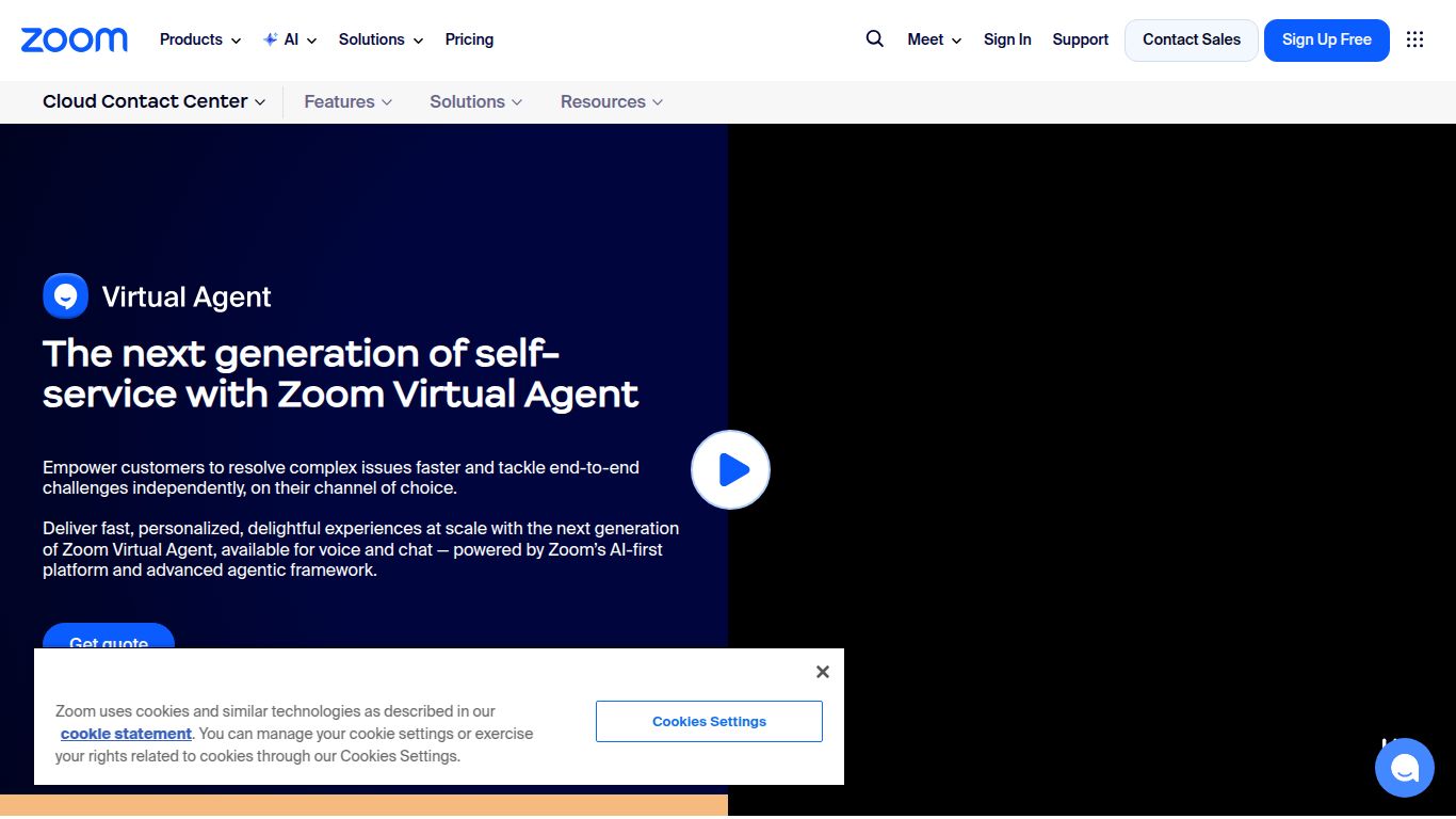 Zoom Virtual Agent for Voice