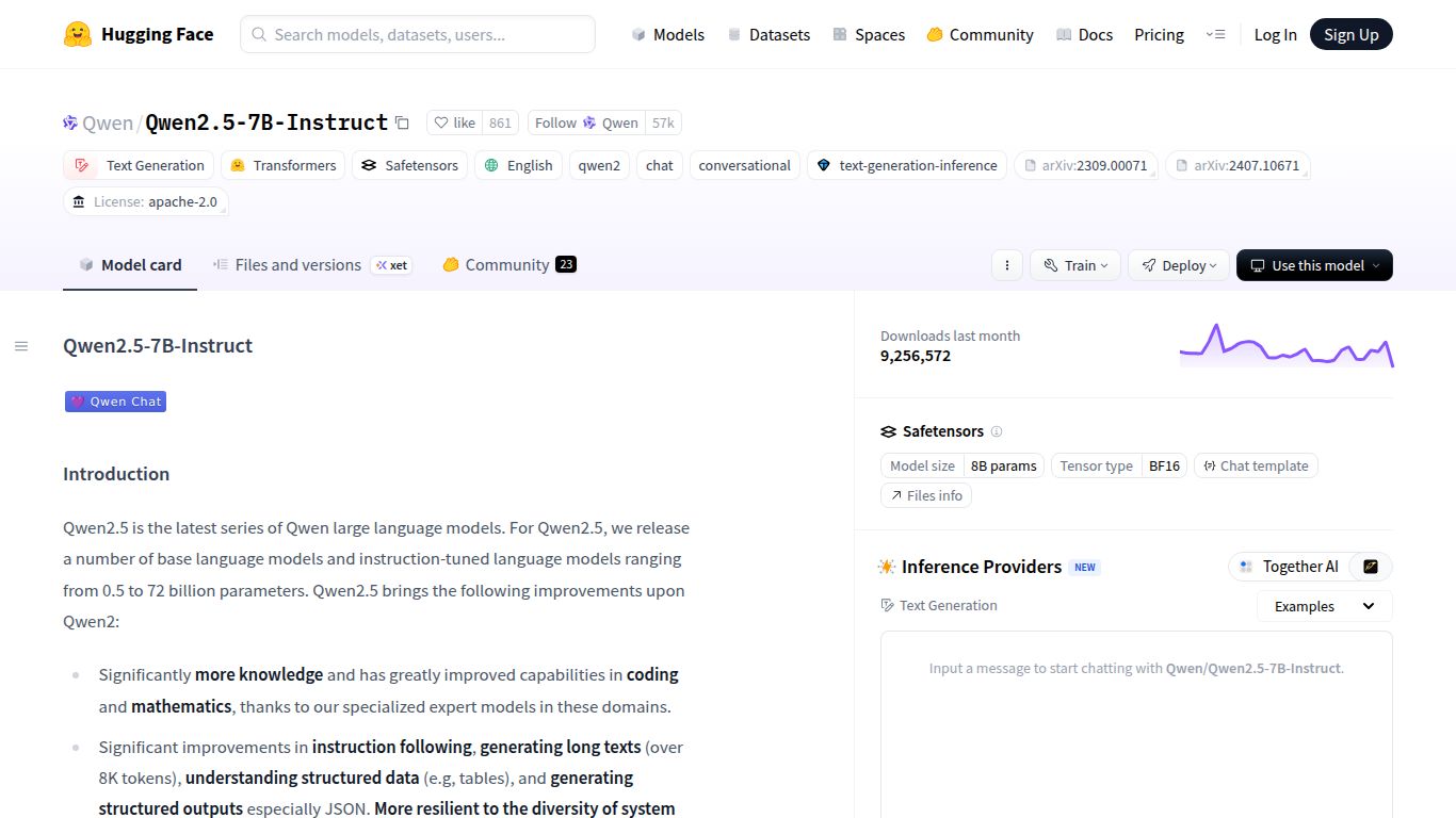 Qwen2.5 (Alibaba Qwen)