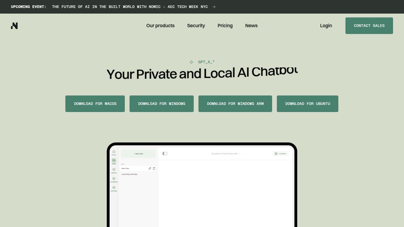 GPT4All Model Library