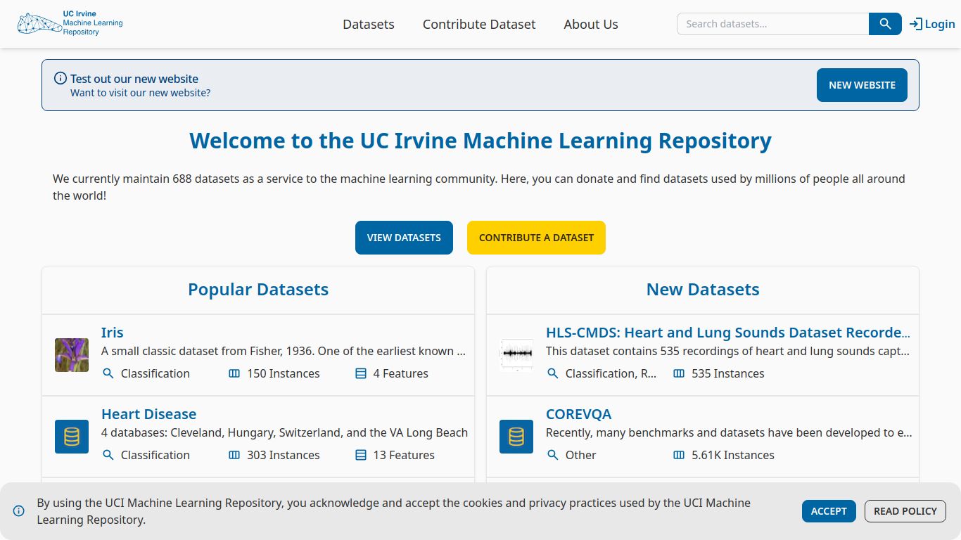 UCI Machine Learning Repository