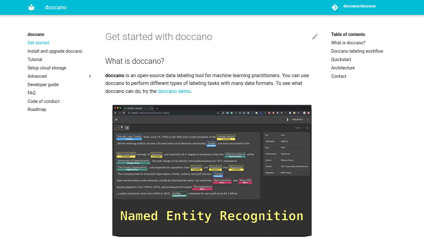 doccano (OSS)