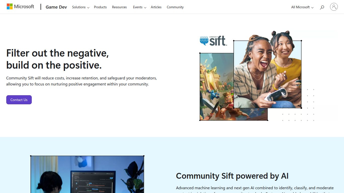 Microsoft Community Sift (Two Hat)