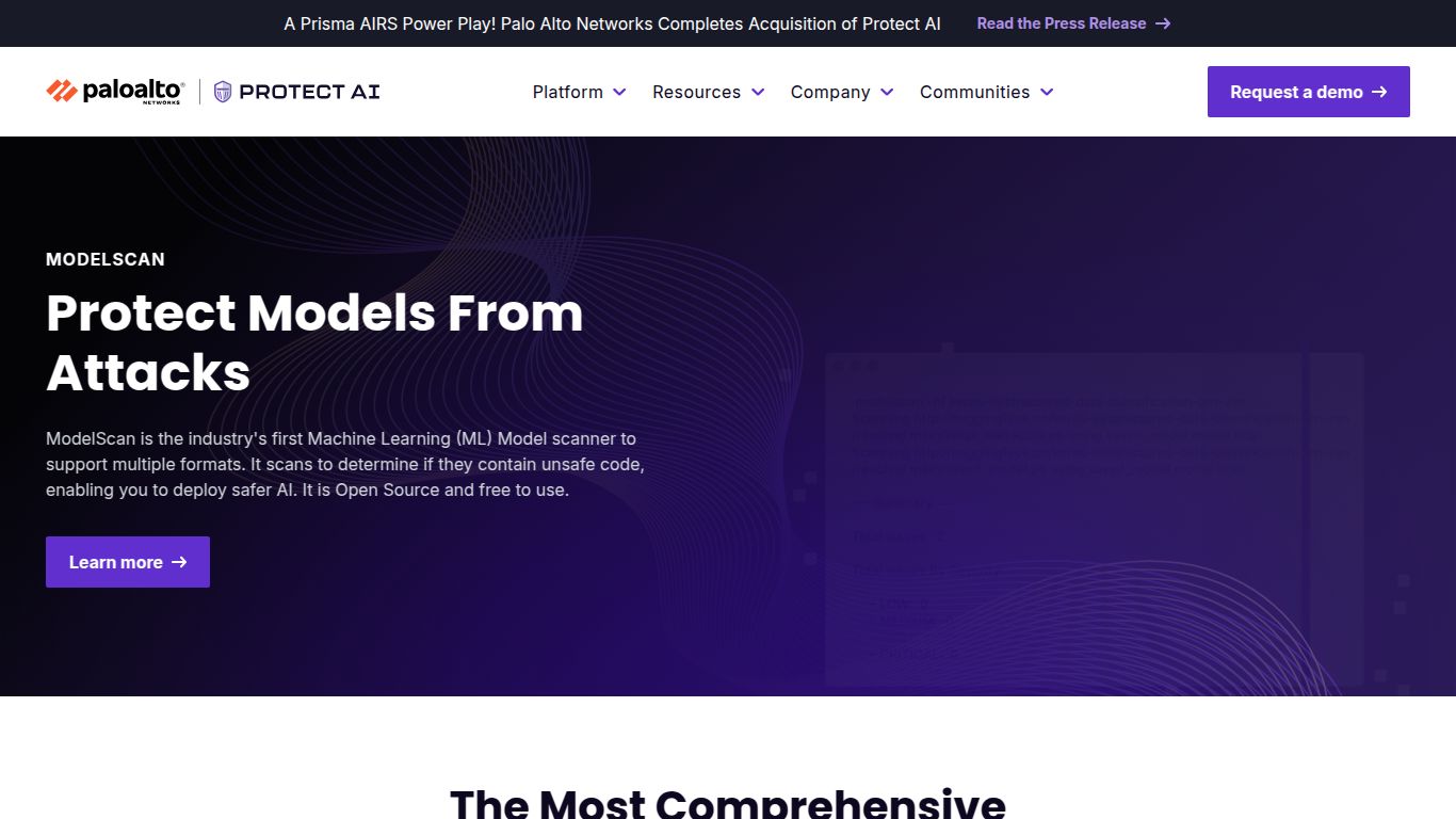 Protect AI ModelScan