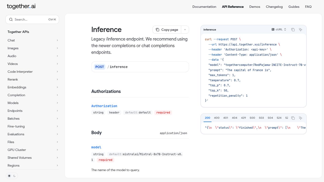 Together AI (Models Catalog)