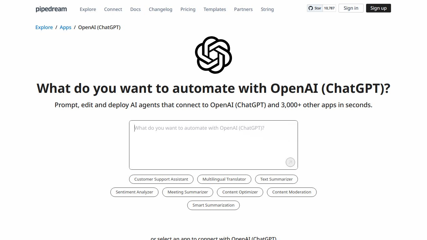 Pipedream OpenAI Workflow Examples