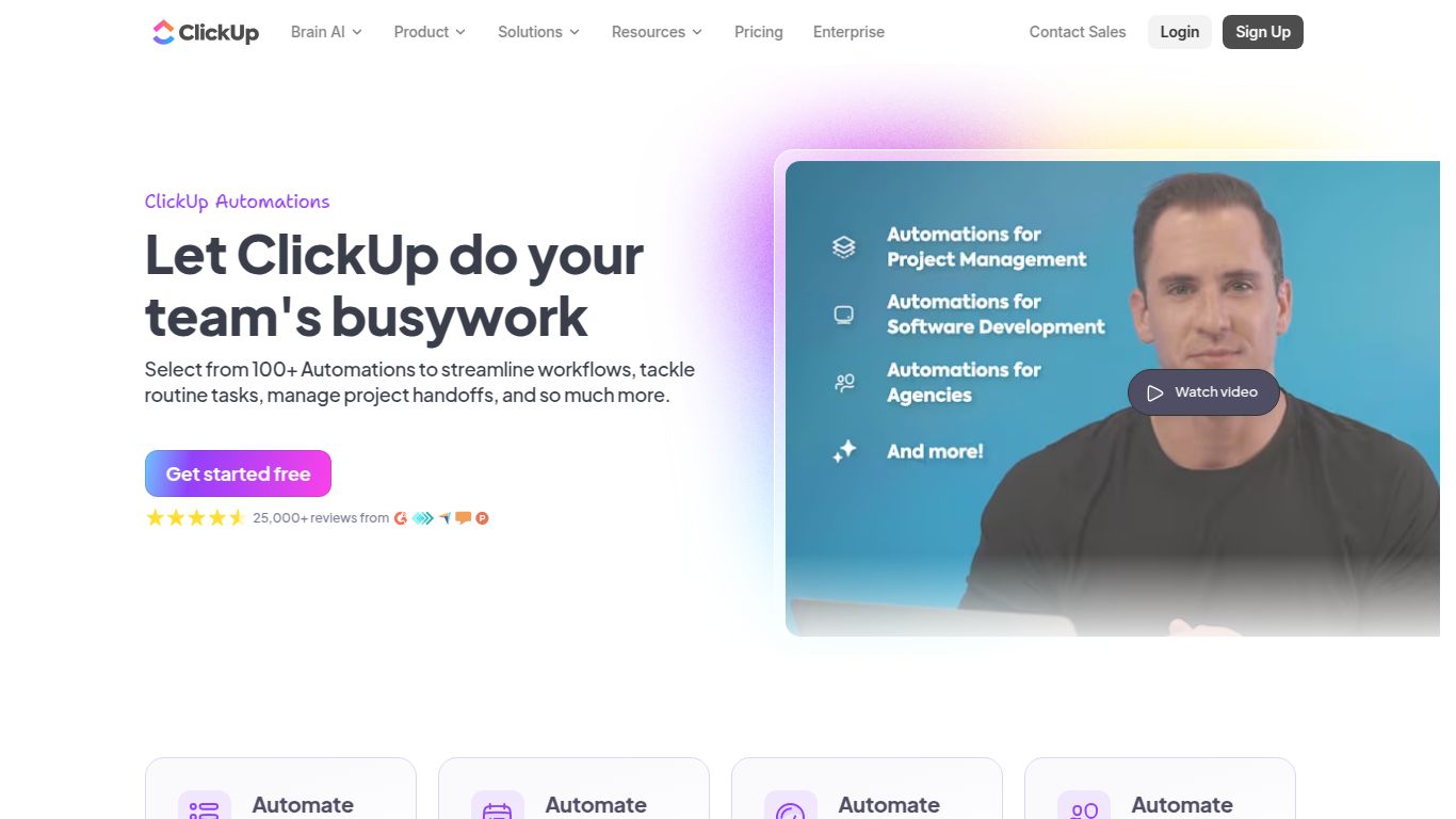 ClickUp Automation Templates (AI Builder)