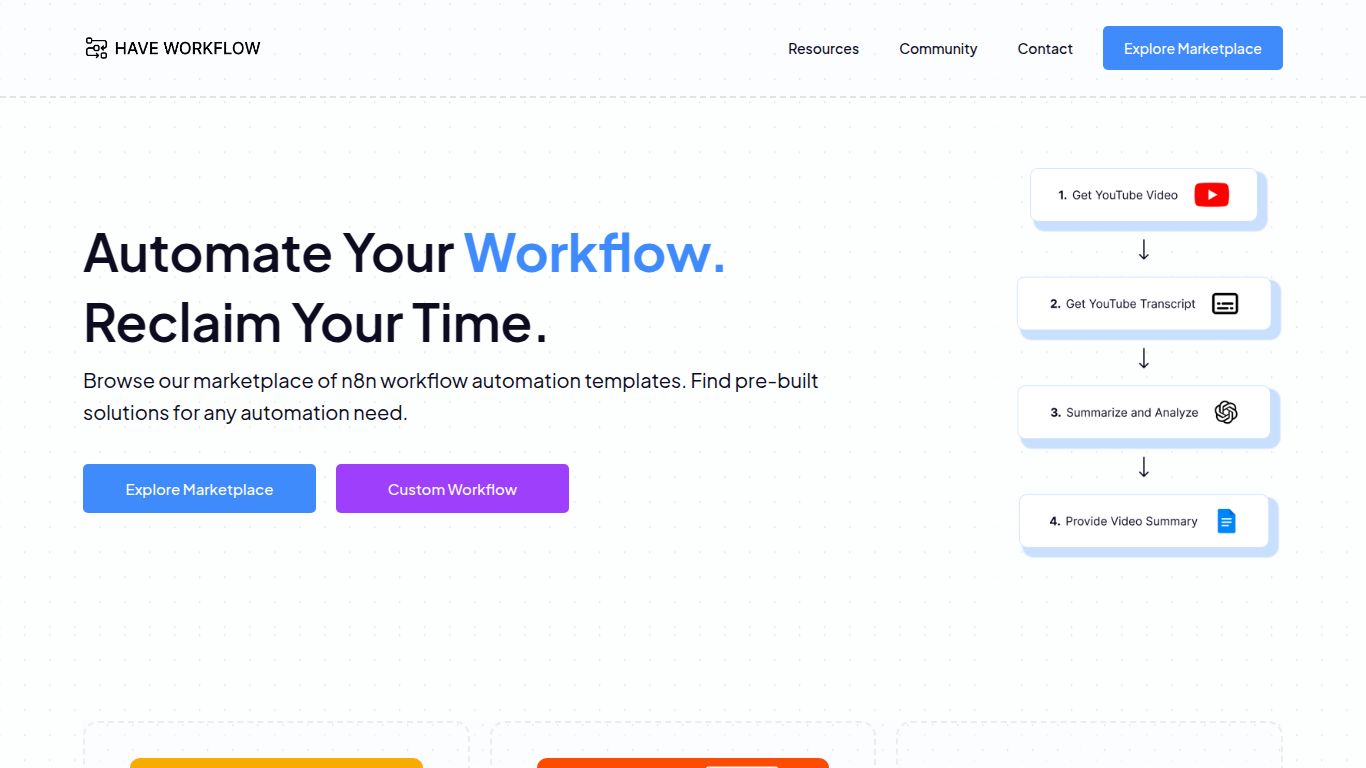 HaveWorkflow (n8n Marketplace)