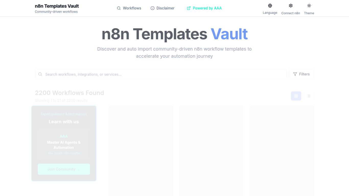 n8n Templates Vault
