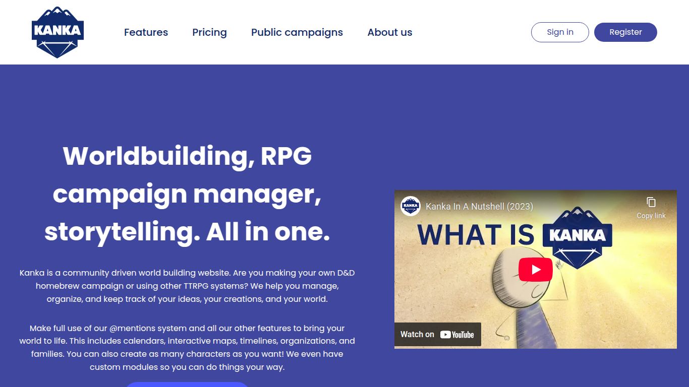 Kanka (Worldbuilding Manager)